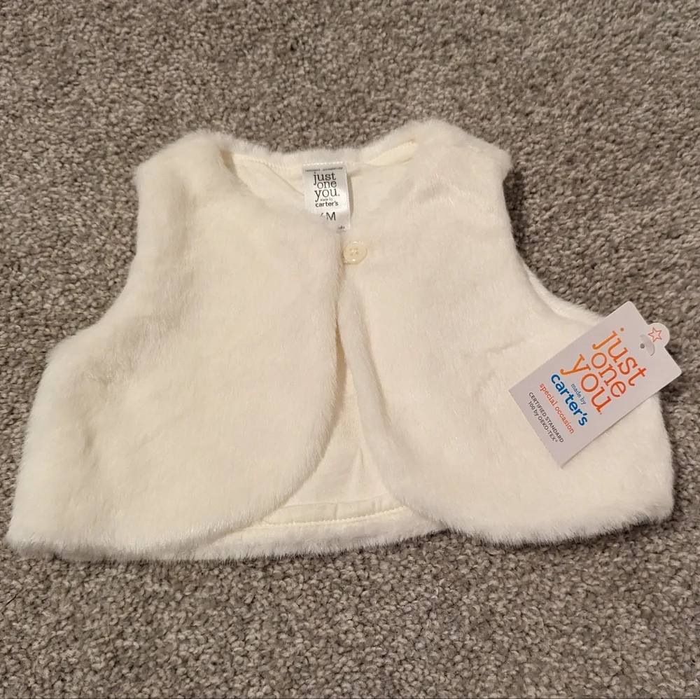 White Vest for Baby - Picture 2 of 3